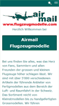 Mobile Screenshot of flugzeugmodelle.com